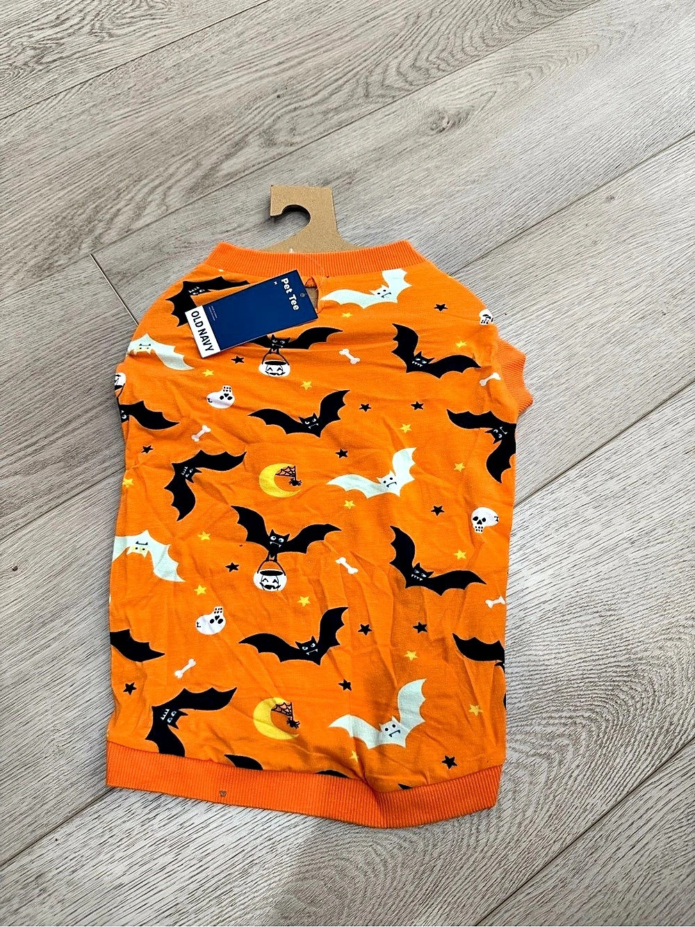 Old Navy Pet Tee Halloween Print Medium NWT